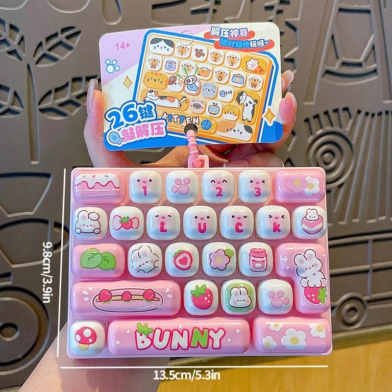 Packaging - Clicker de Teclado Anti-Stress com 26