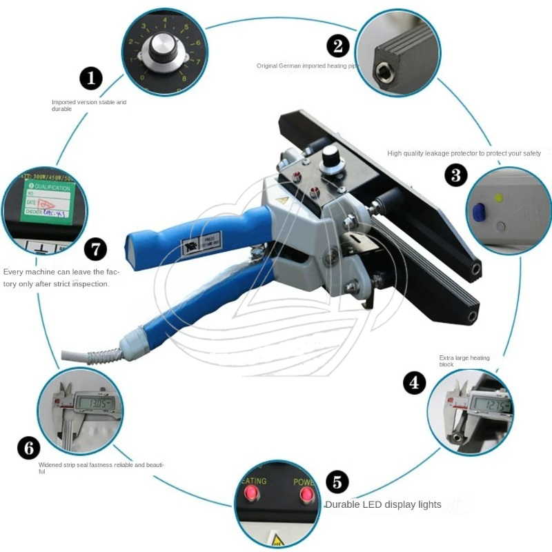 Plastic Bag Impulse Heat Sealer - Seladora Térmica Portátil FKR300 para Selagem