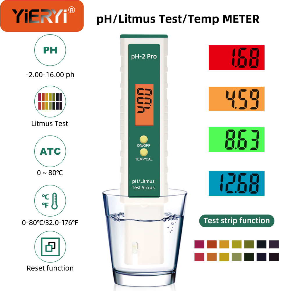 Ph Meter Digital Water Tester - Yieryi medidor de ph digital com