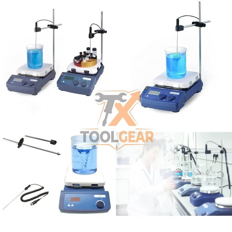 Lab Magnetic Stirrer Hot Plate - 2026 Venda Quente* WEIAI MS7-H550-Pro Agitador