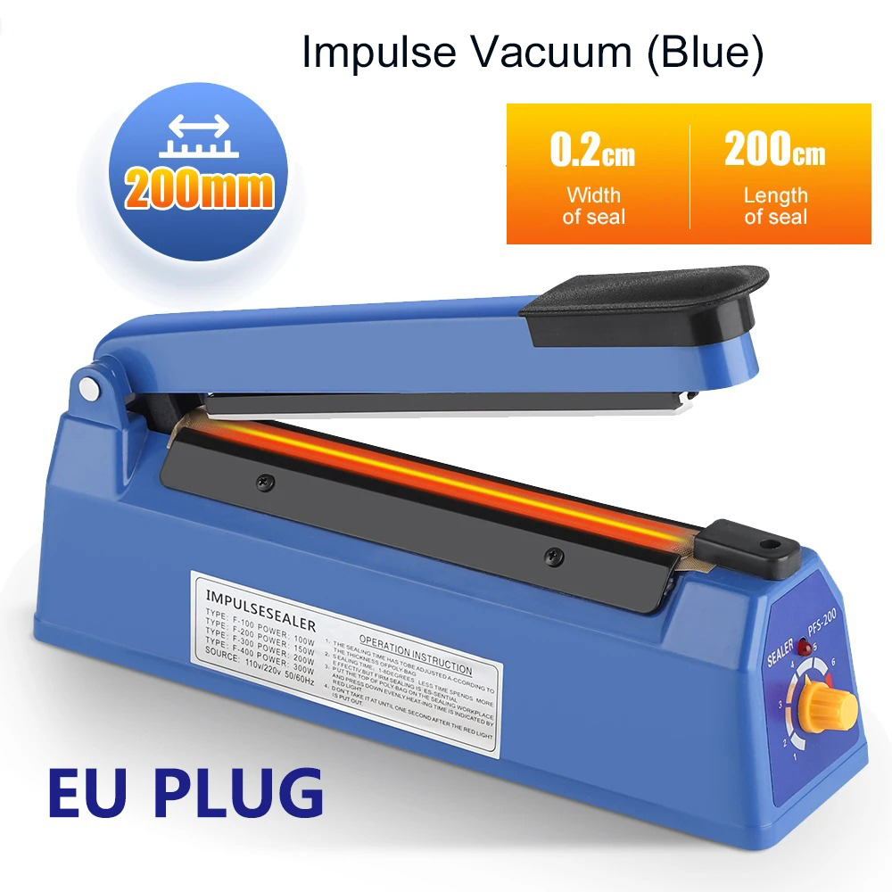 Plastic Bag Impulse Heat Sealer - Máquina seladora de impulso cozinha alimentos