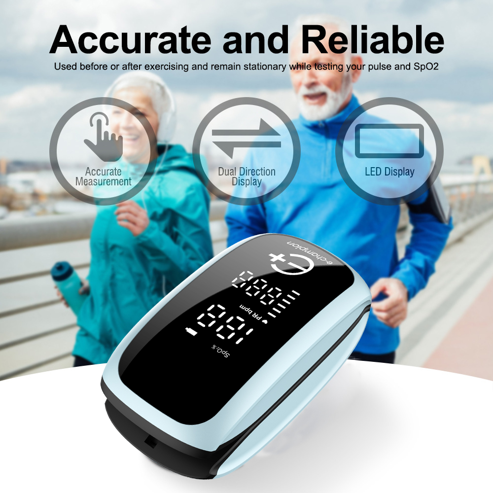 Pulse Oximeter Fingertip Rechargeable - Aique recarregável médico digital dedo oxímetro