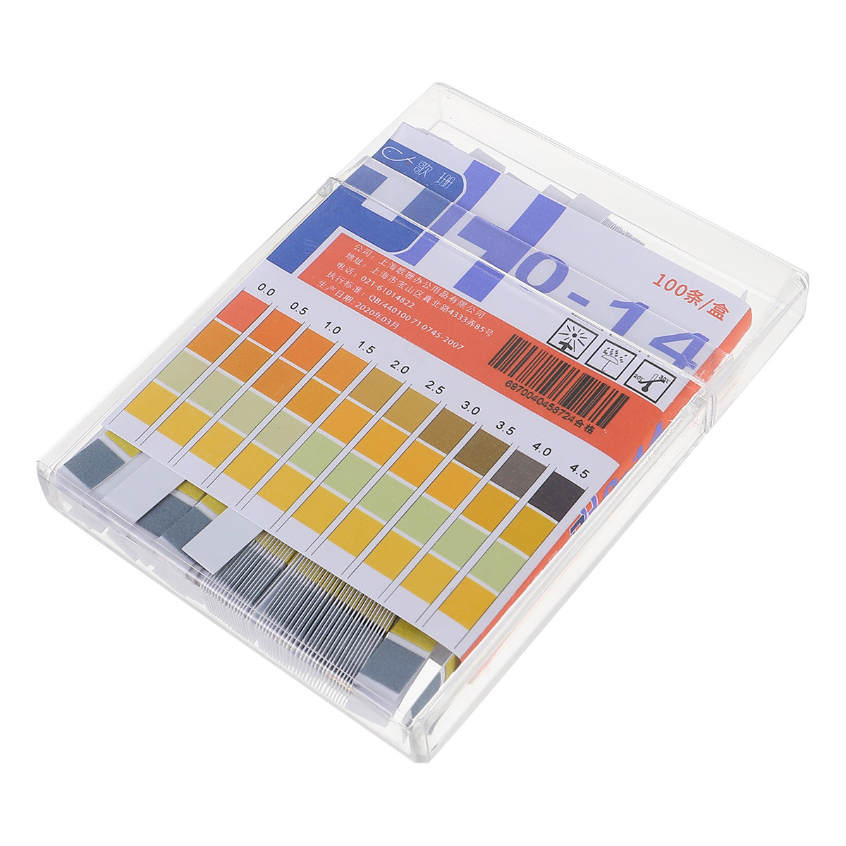 Test Instruments - 100 peças de Papel Teste de