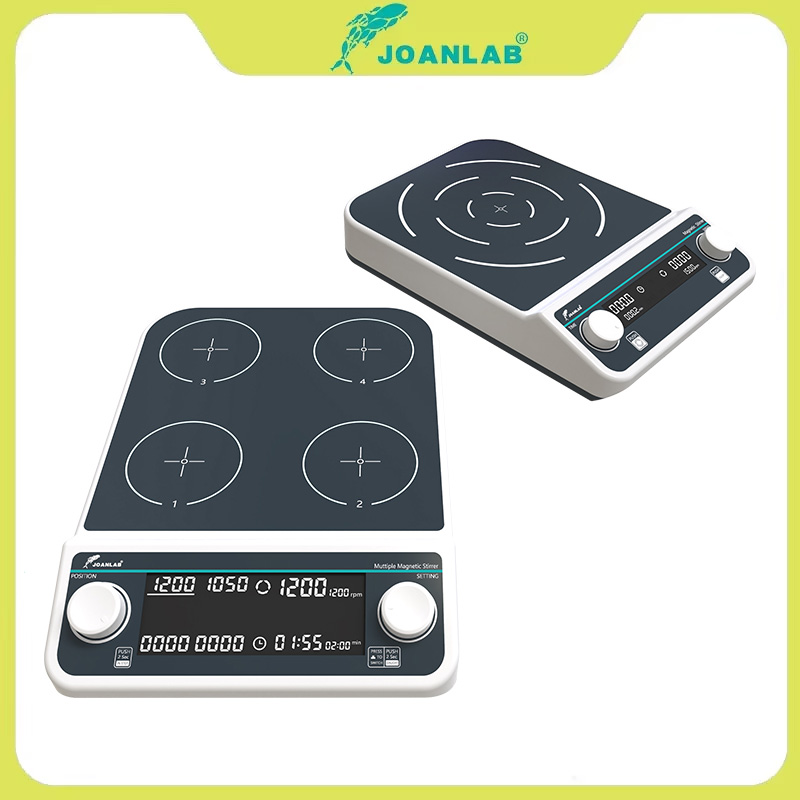 Lab Magnetic Stirrer Hot Plate - Agitador magnético múltiplo de quatro estações