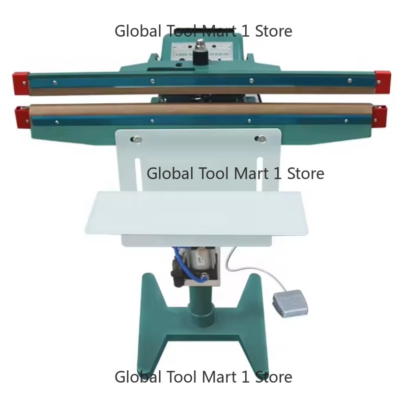 Plastic Bag Impulse Heat Sealer - Seladora Vertical Pneumática QPSF-450/650/800/1000 com Pedal