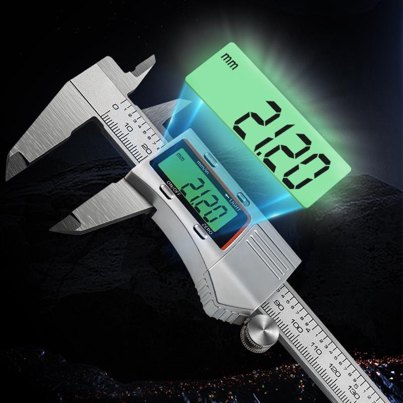 Digital Caliper 150Mm Stainless Steel - 150mm Retroiluminado Digital Caliper Aço Inoxidável