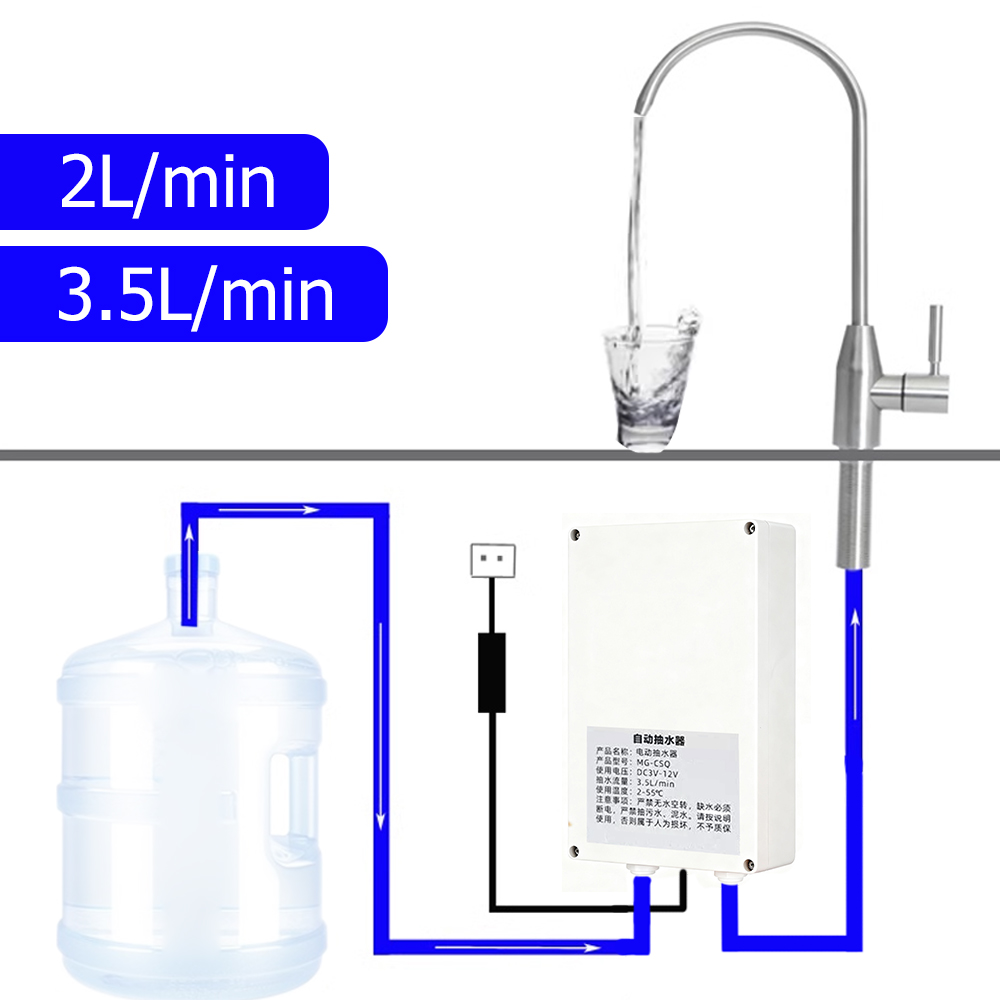 Mini Peristaltic Pump 12V - Bomba de água elétrica para cozinha