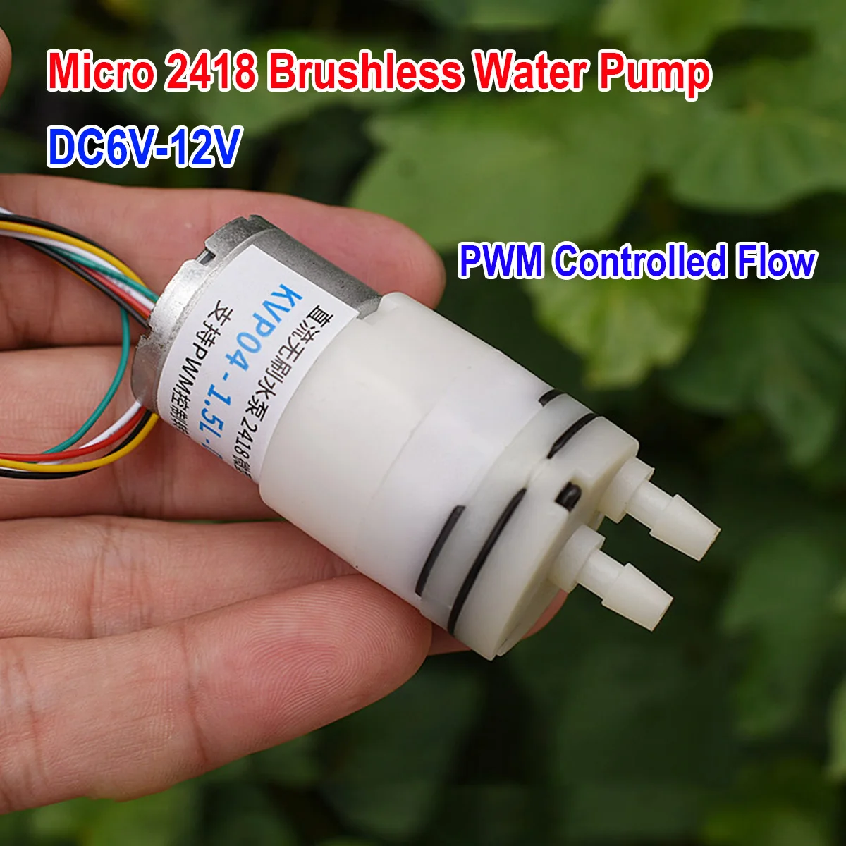 Mini Peristaltic Pump 12V - Mini Diafragma Auto-Priming Water Pump, Regulação