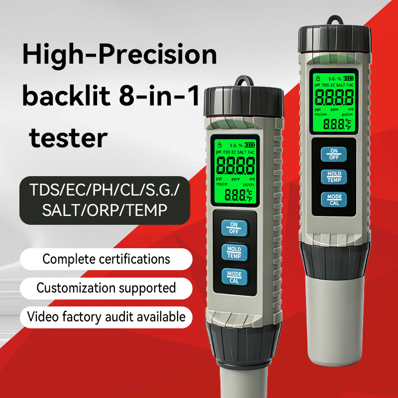 Ph Meter Digital Water Tester - MF-X81 Testador Portátil de Qualidade da