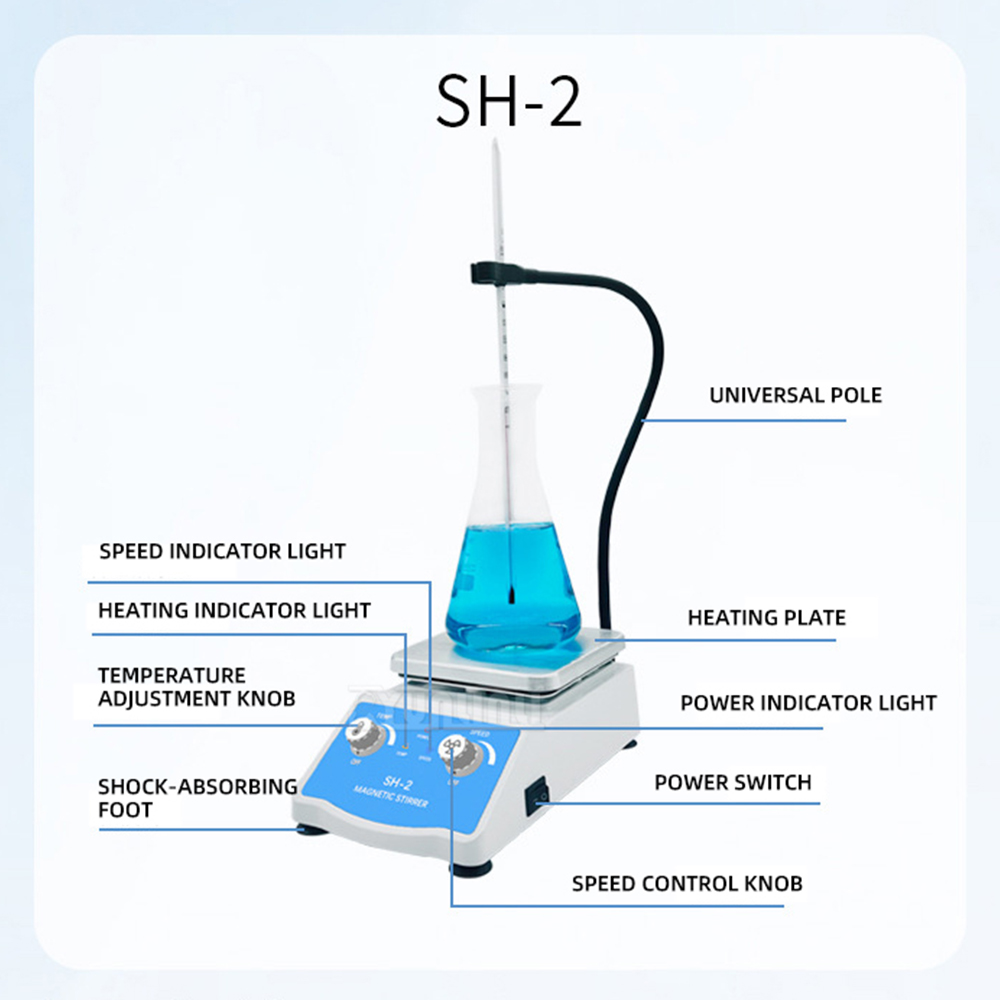 Agitador Magnético com Aquecim - Lab Magnetic Stirrer Hot Plate avaliação e preço