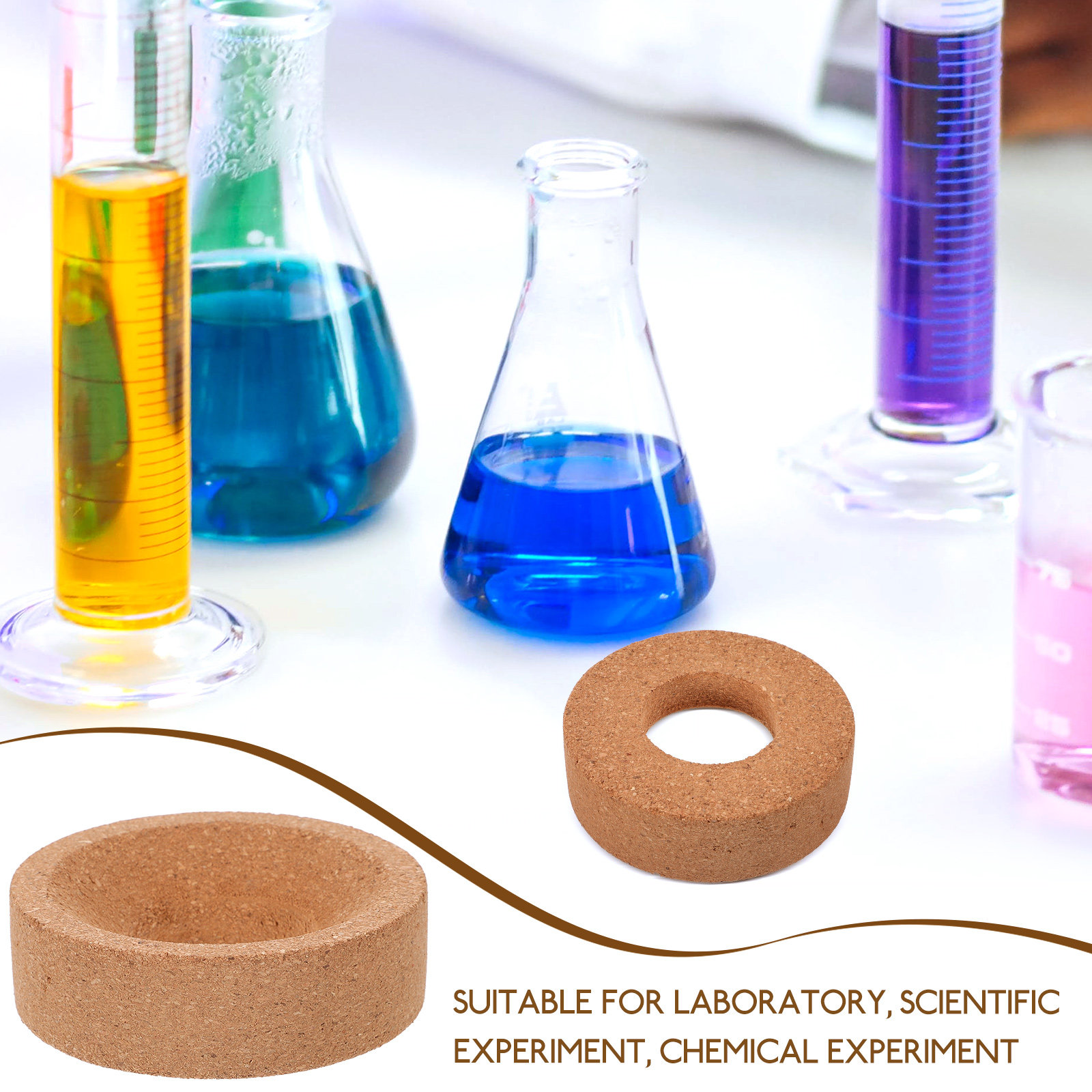 Suporte de cortiça para frasco - Lab Equipment avaliação e preço