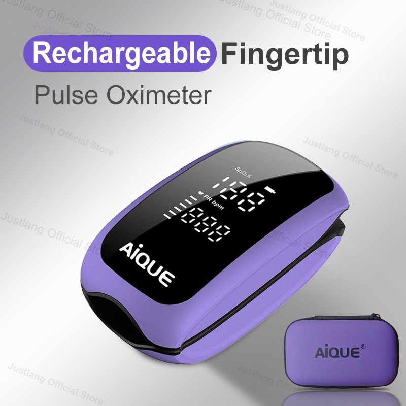 Aique roxo recarregável oxímet - Pulse Oximeter Fingertip Rechargeable avaliação e preço