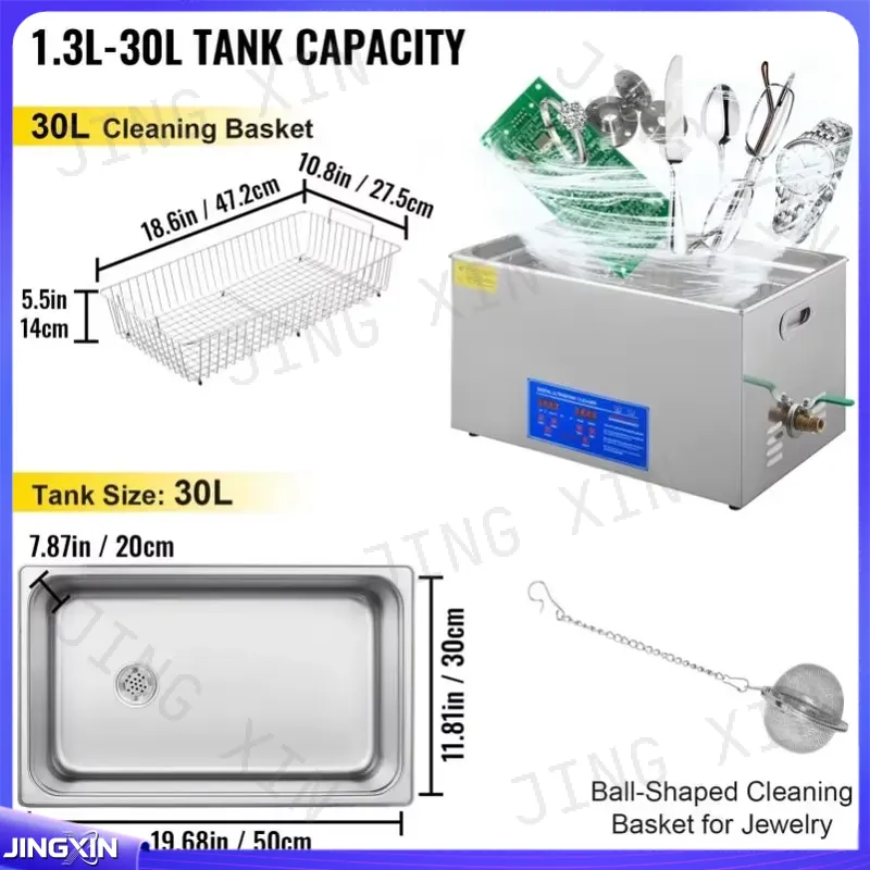 Máquina de Limpeza Ultrassônic - Ultrasonic Cleaner 30L Industrial avaliação e preço
