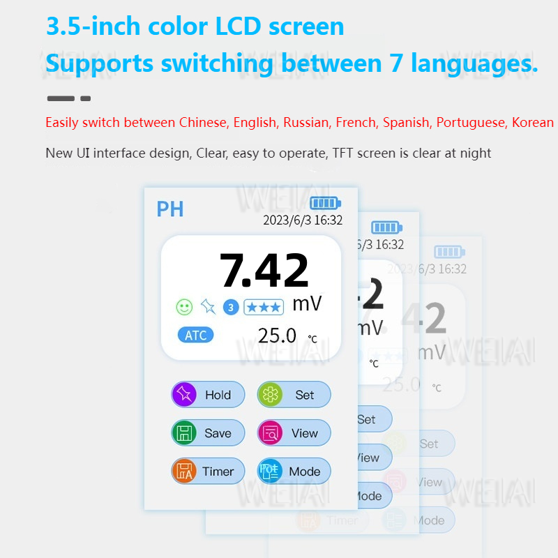 Medidor de pH digital IKEME, c - Ph Meter Digital Water Tester avaliação e preço