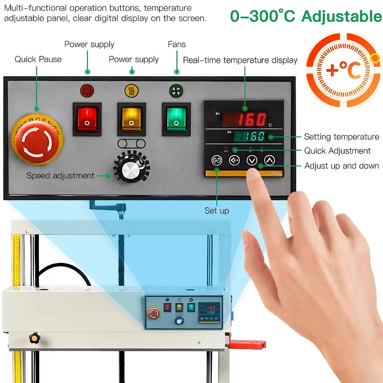 Seladora de Banda Contínua Ver - Plastic Bag Impulse Heat Sealer avaliação e preço