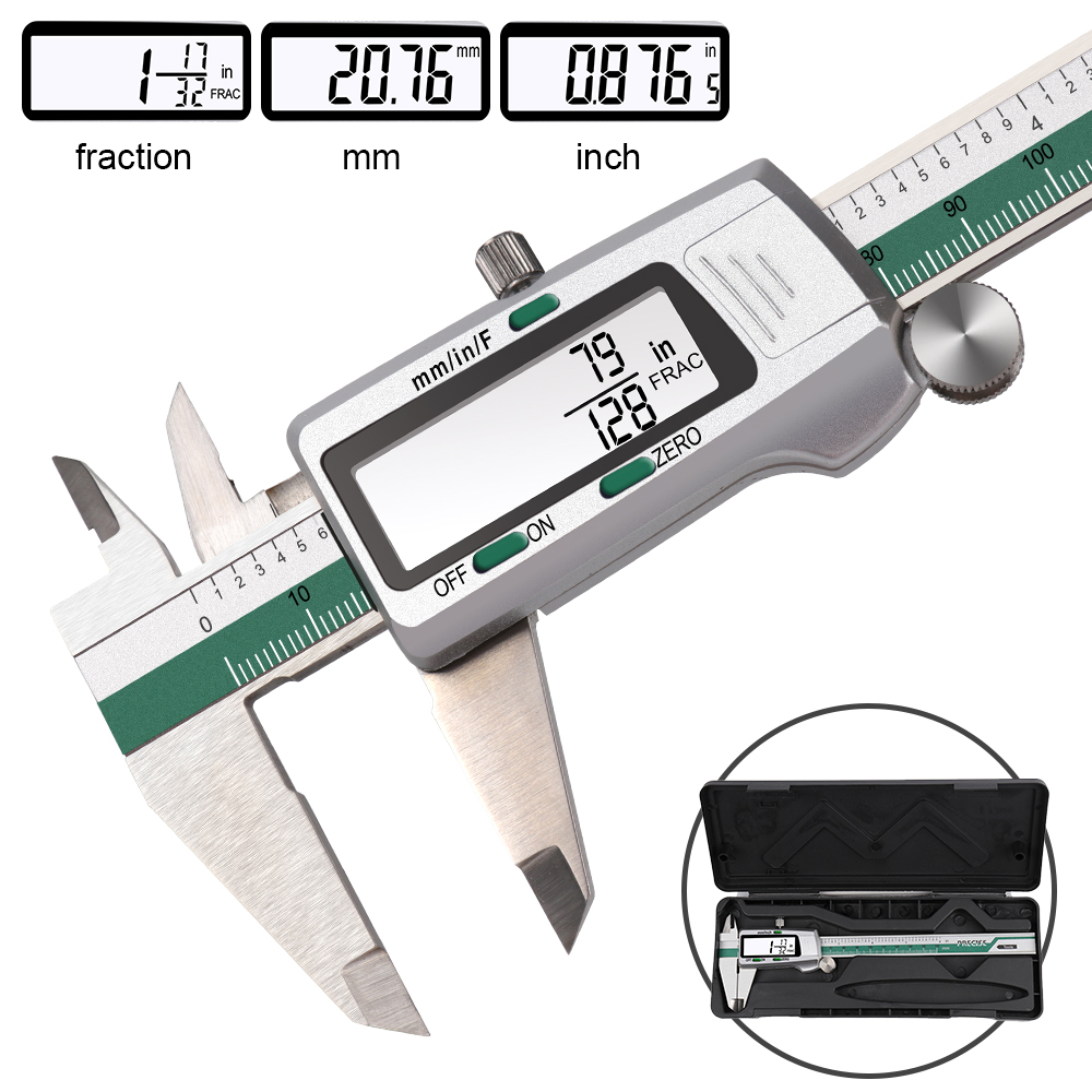 Aço inoxidável Eletrônico LCD  - Digital Caliper 150Mm Stainless Steel avaliação e preço