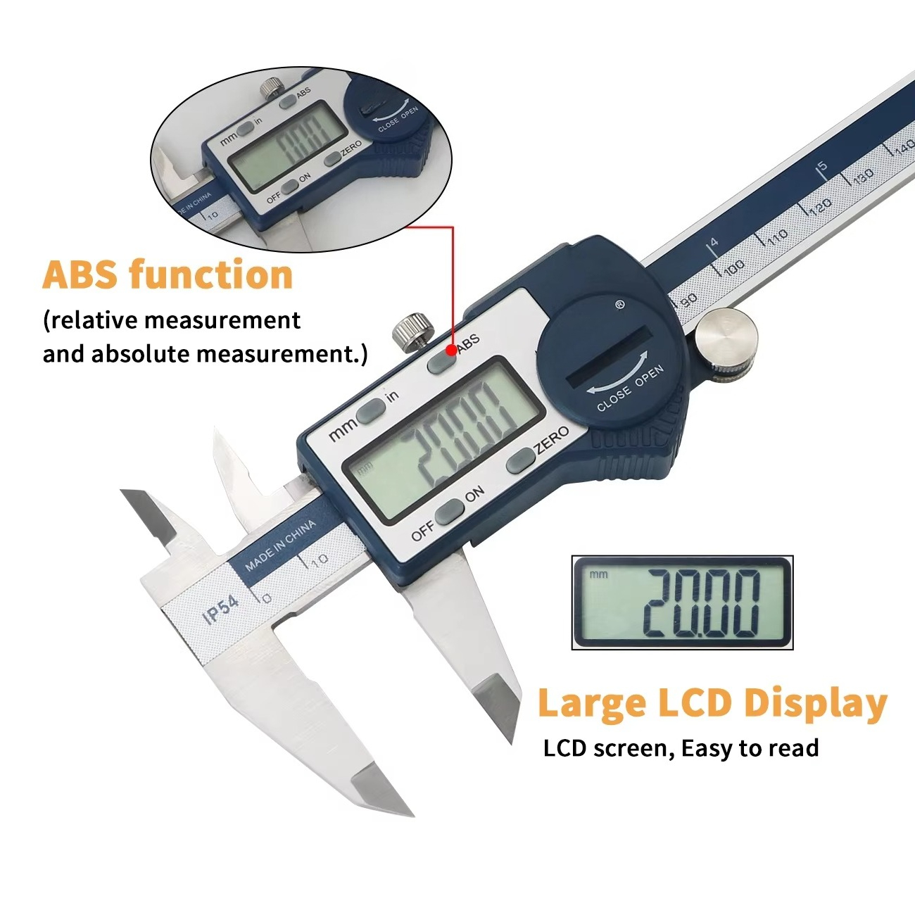 Paquímetro vernier digital IP5 - Digital Caliper 150Mm Stainless Steel avaliação e preço