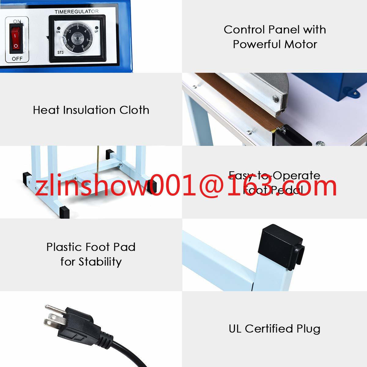 Selador de impulso de pedal ti - Plastic Bag Impulse Heat Sealer avaliação e preço