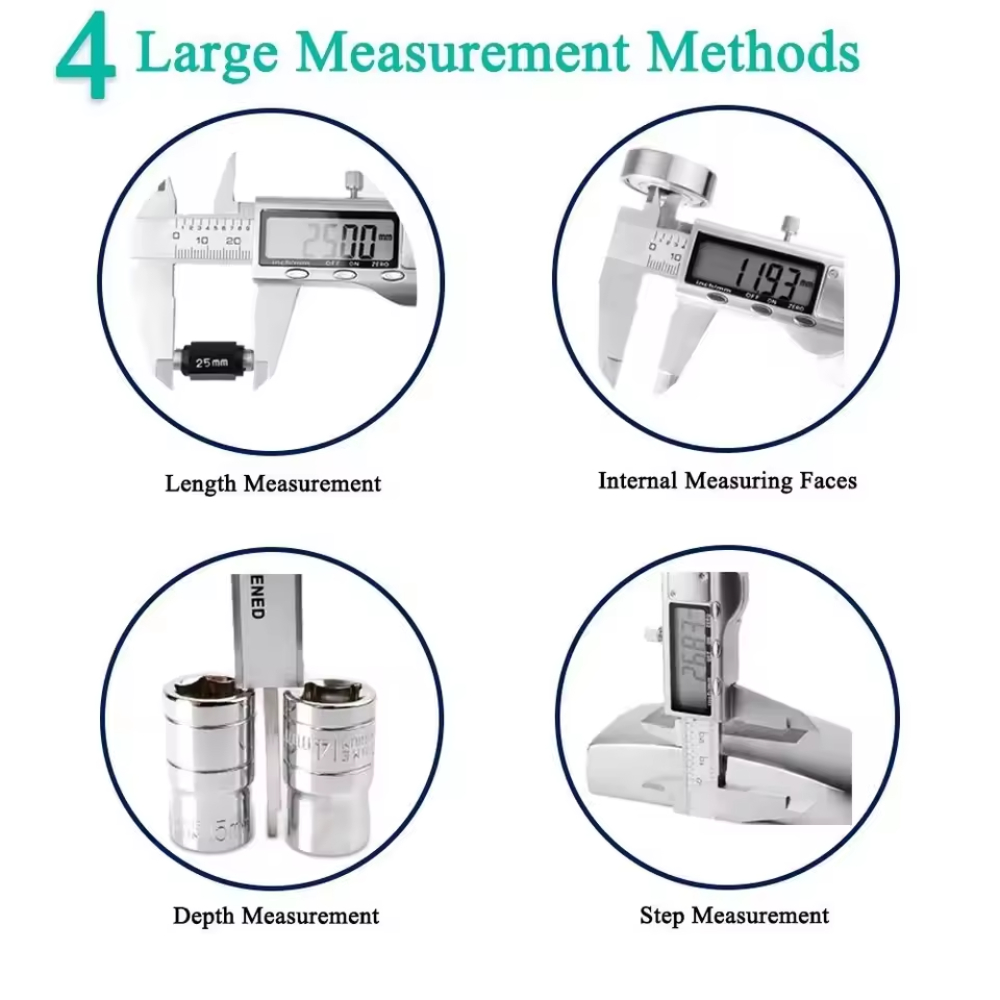 Paquímetro Eletrônico de 6 Pol - Digital Caliper 150Mm Stainless Steel avaliação e preço
