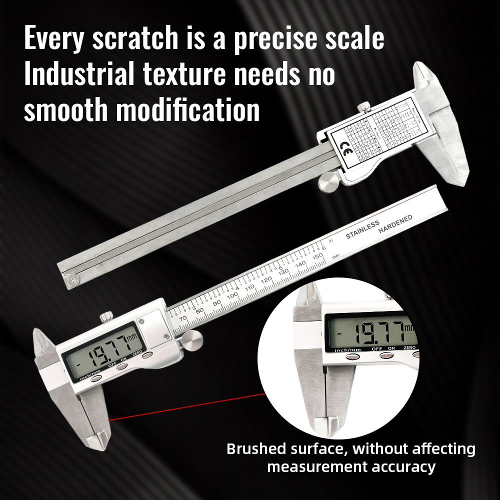Novo Paquímetro Digital Eletrô - Digital Caliper 150Mm Stainless Steel avaliação e preço