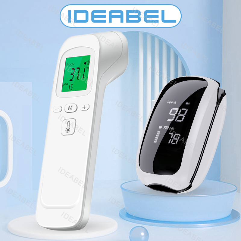 Termômetro digital frontal sem - Pulse Oximeter Fingertip Rechargeable avaliação e preço