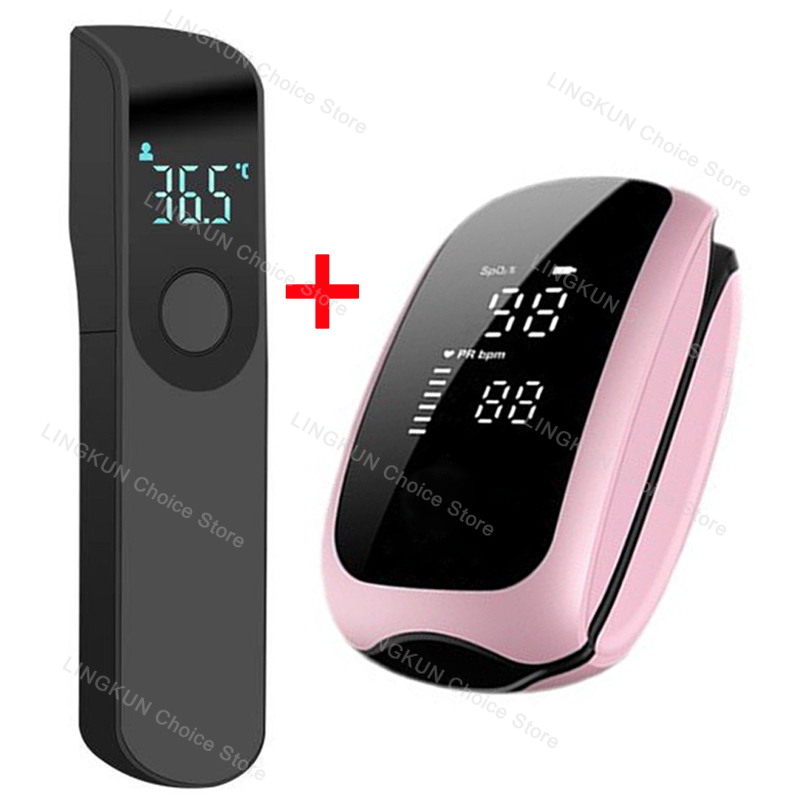 Termômetro digital frontal sem - Pulse Oximeter Fingertip Rechargeable avaliação e preço
