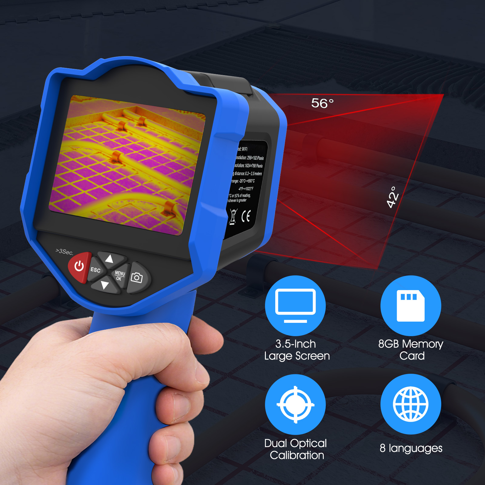 Câmera Termográfica HoldPeak 2 - Thermal Imaging Camera Pcb Repair avaliação e preço